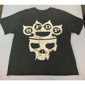 Five Finger Death Punch Taking Back Control Knuckles Shirt Double Sided Mens 2XL